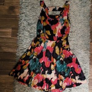 Colorful skater dress